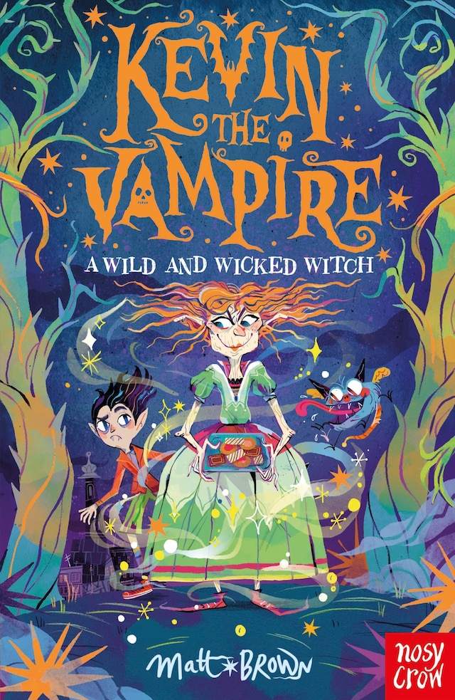 Book cover for Kevin the Vampire: A Wild and Wicked Witch