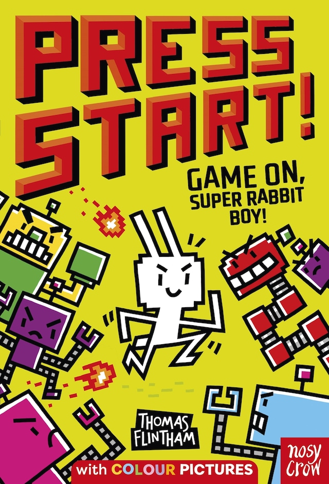 Couverture de livre pour Press Start! Game On, Super Rabbit Boy!