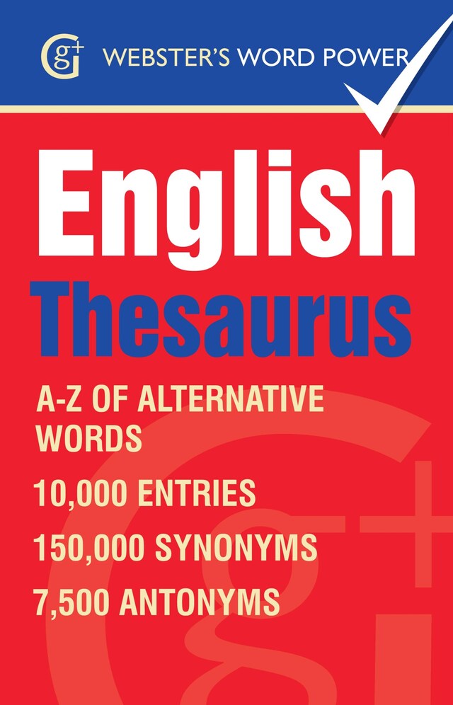 Book cover for Webster's Word Power English Thesaurus