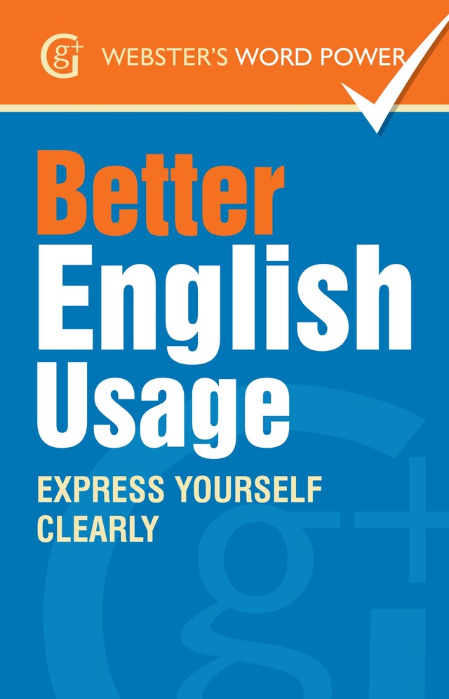 Book cover for Webster's Word Power Better English Usage