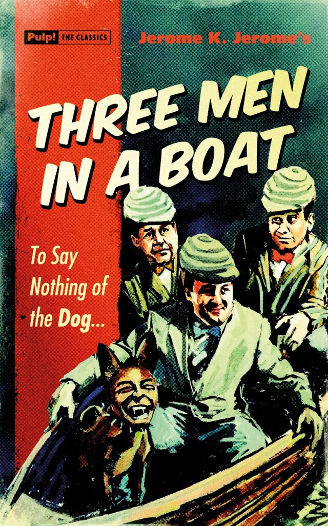 Couverture de livre pour Three Men in a Boat