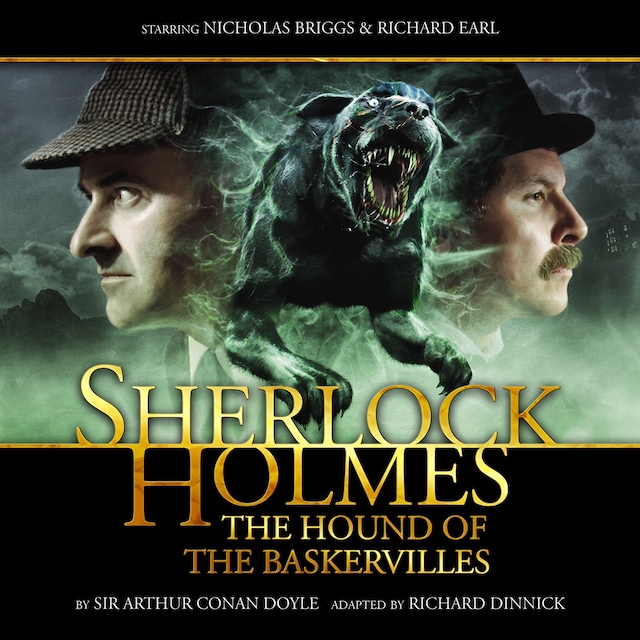 Portada de libro para Sherlock Holmes, The Hound of the Baskervilles (Unabridged)