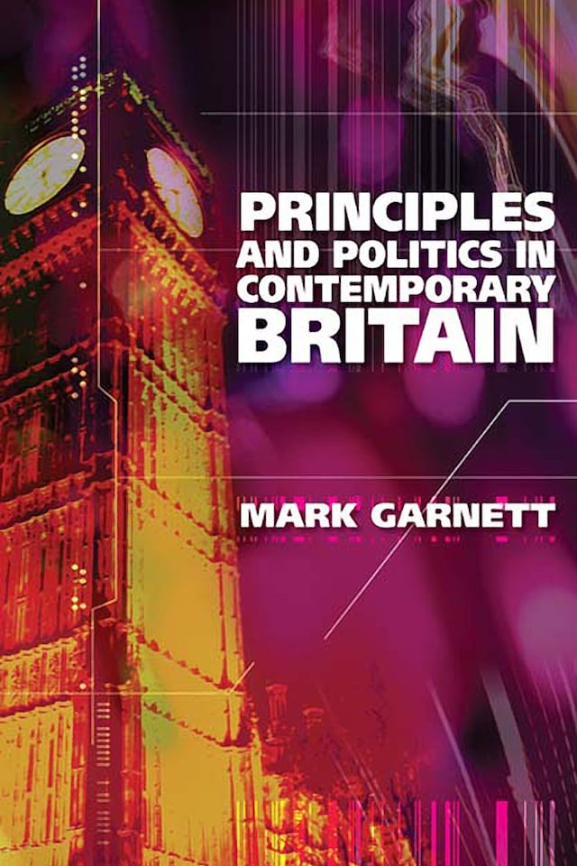 Copertina del libro per Principles and Politics in Contemporary Britain