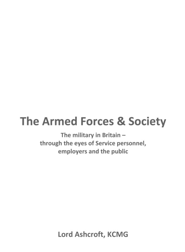 Book cover for The Armed Forces and Society