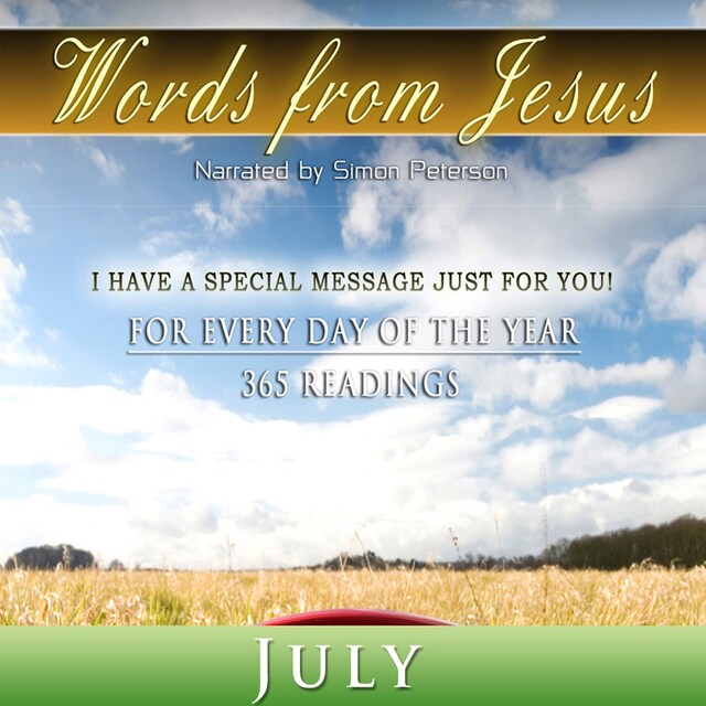 Book cover for Words from Jesus: July