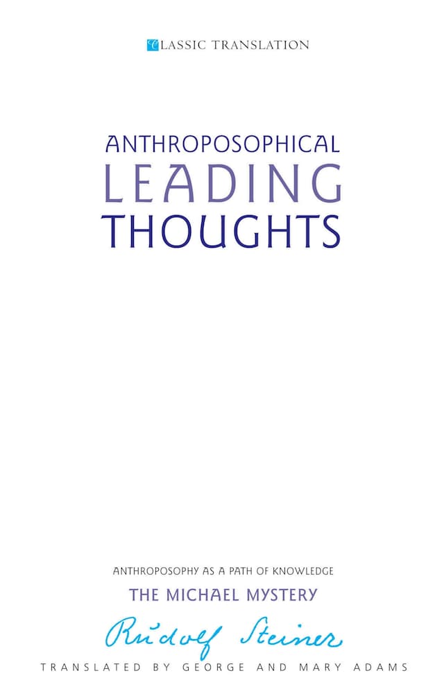 Book cover for Anthroposophical Leading Thoughts