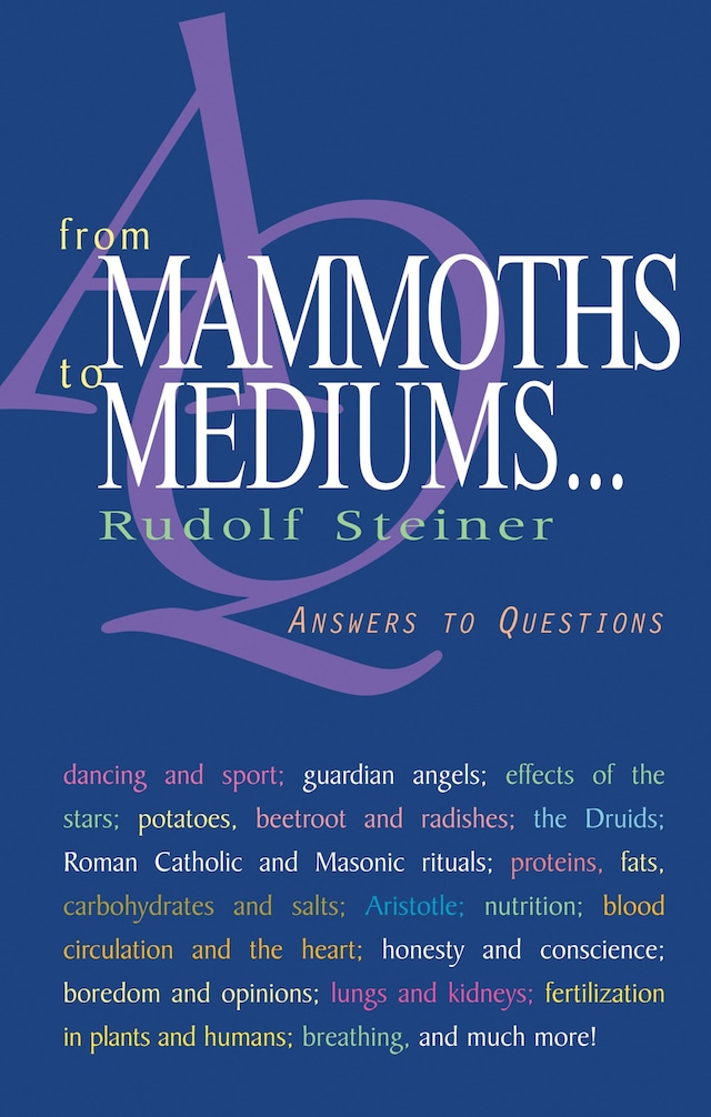 Book cover for From Mammoths to Mediums...