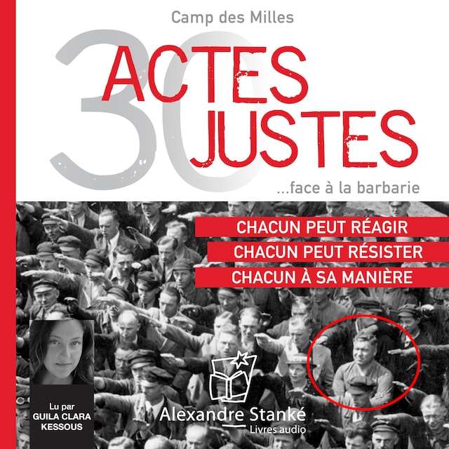 Book cover for 30 actes justes face à la barbarie