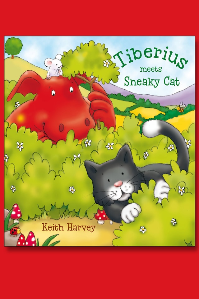 Book cover for Tiberius Meets Sneaky Cat