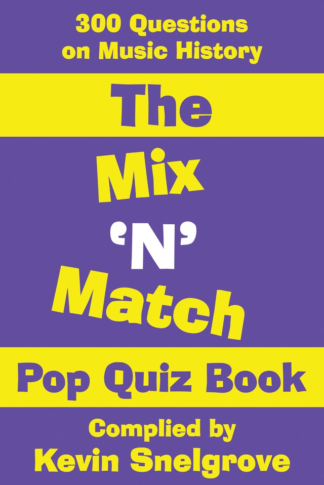 Book cover for The Mix 'N' Match Pop Quiz Book