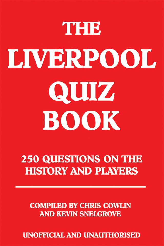 Book cover for The Liverpool Quiz Book
