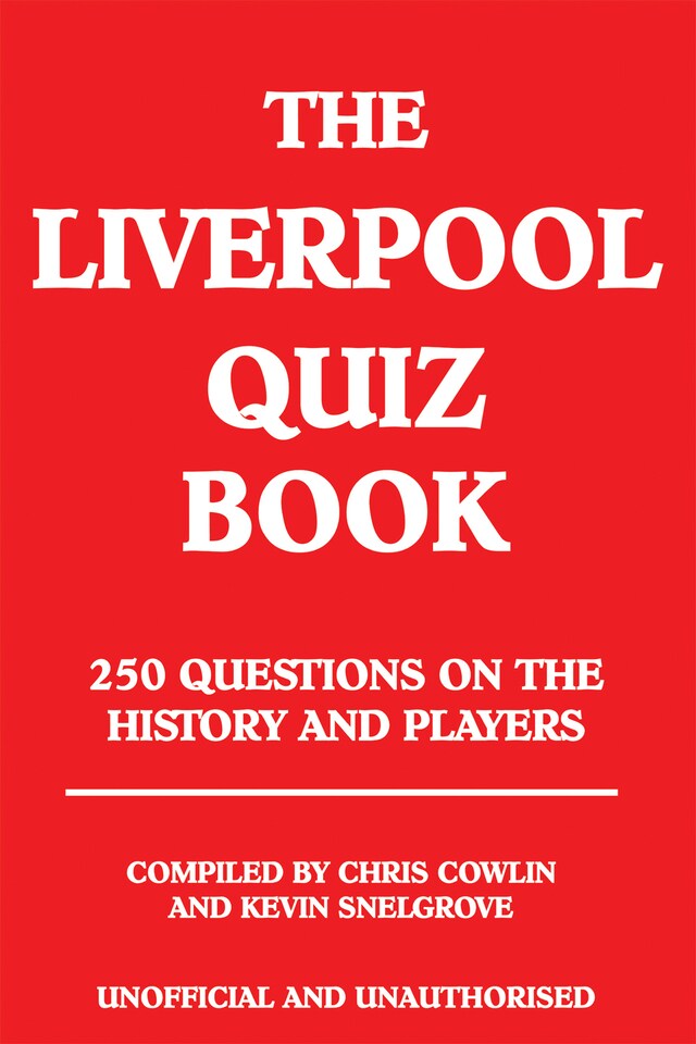 Kirjankansi teokselle The Liverpool Quiz Book