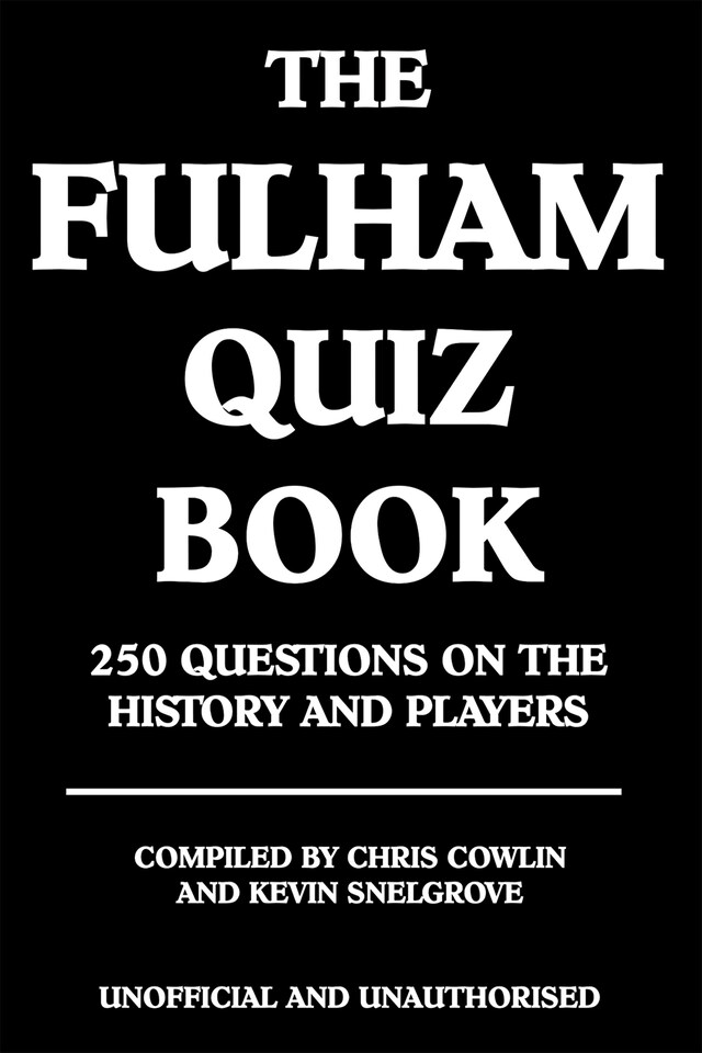 Kirjankansi teokselle The Fulham Quiz Book