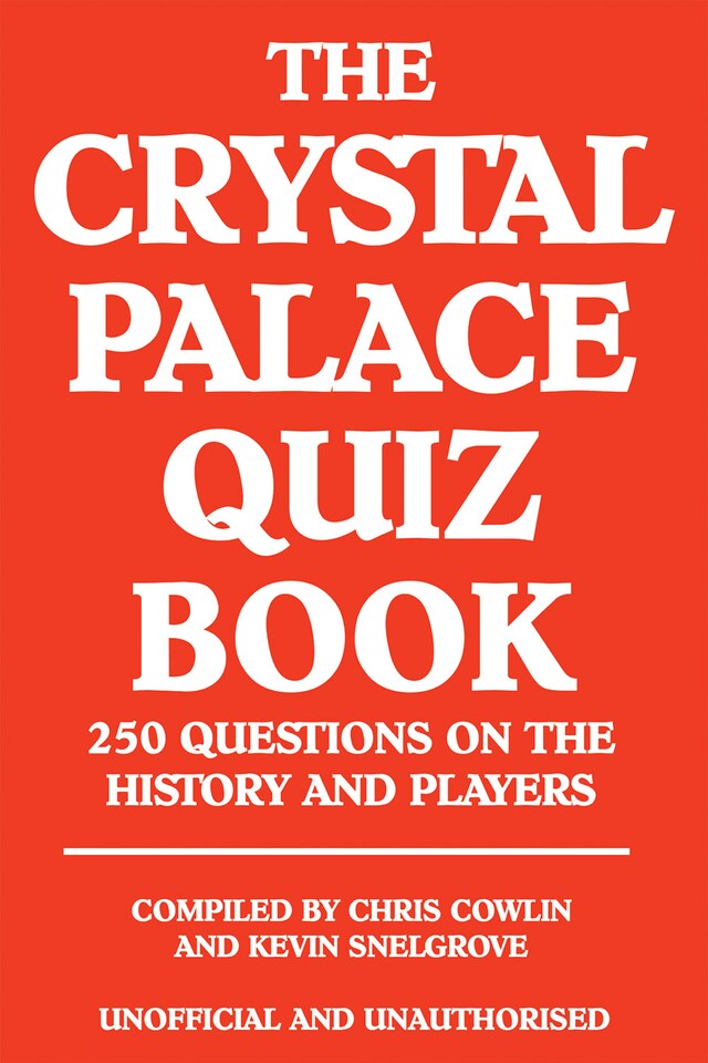 Book cover for The Crystal Palace Quiz Book