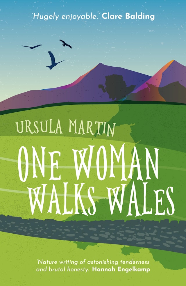 Kirjankansi teokselle One Woman Walks Wales