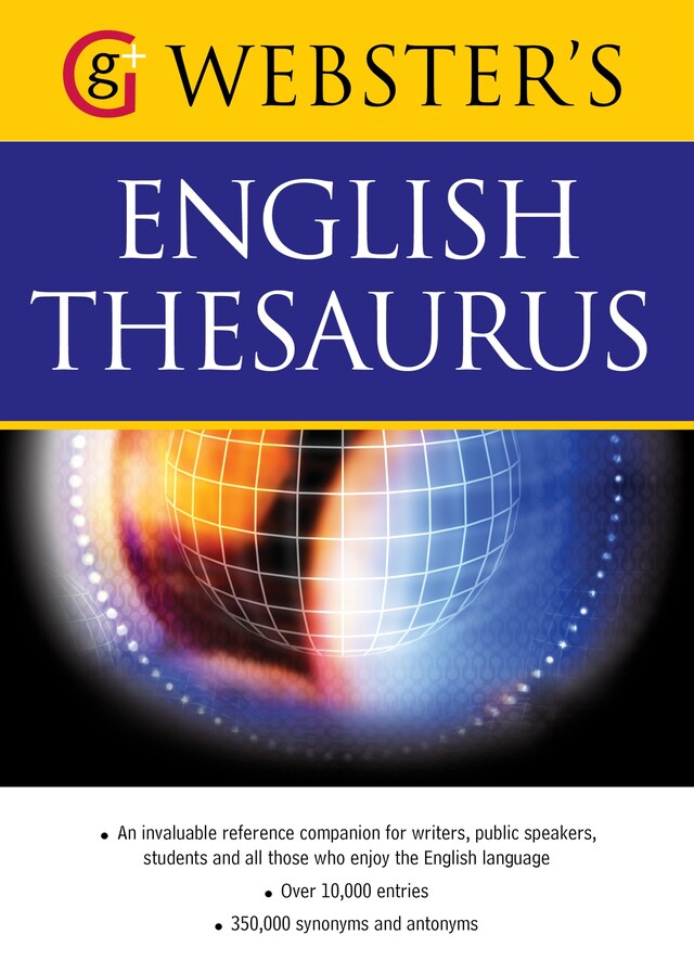 Book cover for Webster's American English Thesaurus