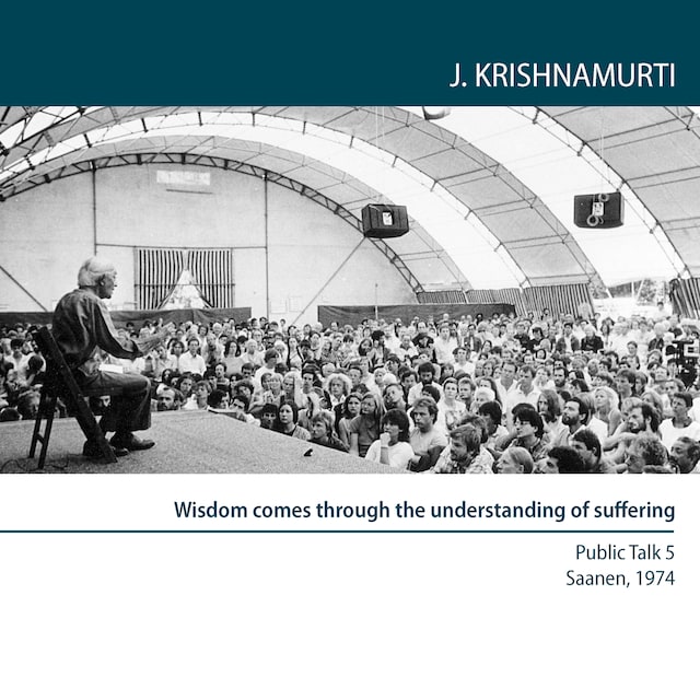 Kirjankansi teokselle Wisdom comes through the understanding of suffering