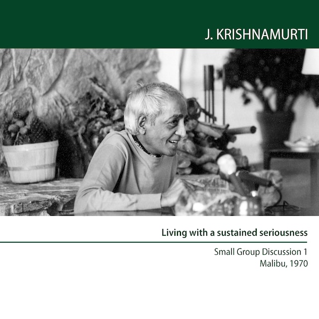 Book cover for Living with a sustained seriousness