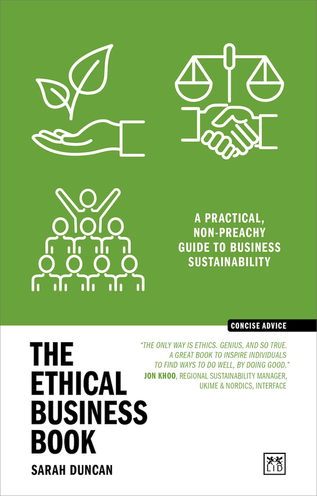 Book cover for The Ethical Business Book