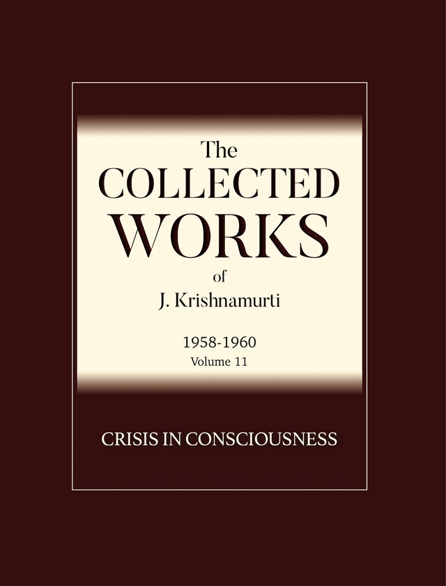 Kirjankansi teokselle Crisis in Consciousness