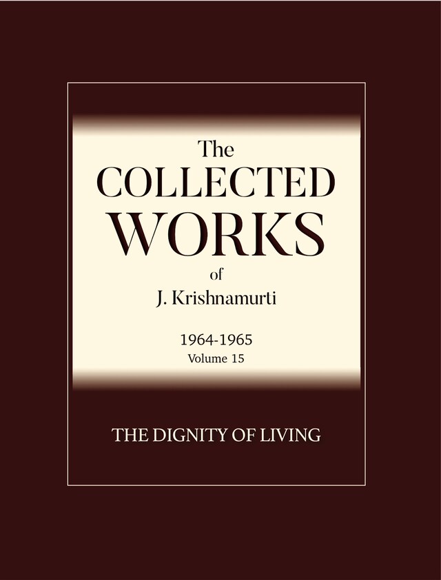 Kirjankansi teokselle The Dignity of Living