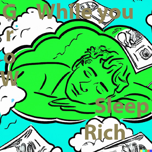Book cover for Grow Rich while you Sleep