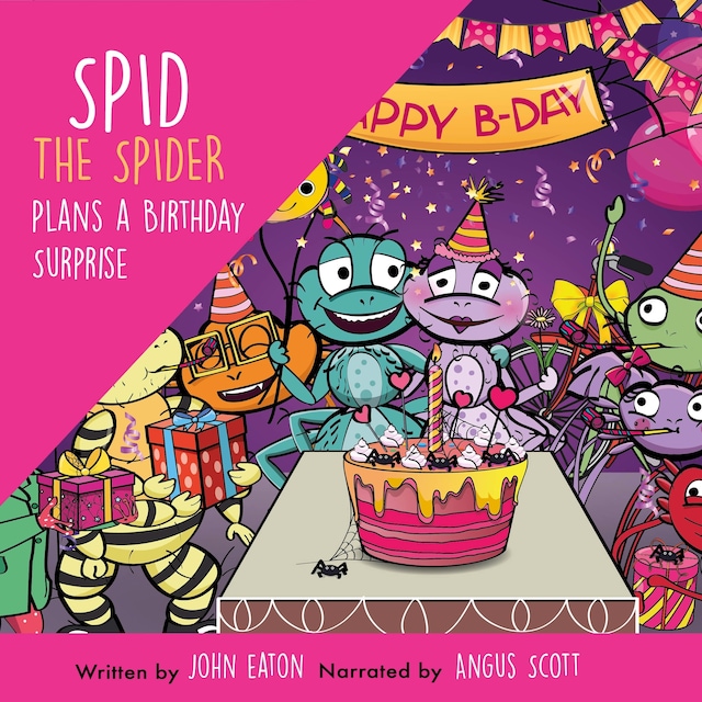 Book cover for Spid the Spider Plans a Birthday Surprise