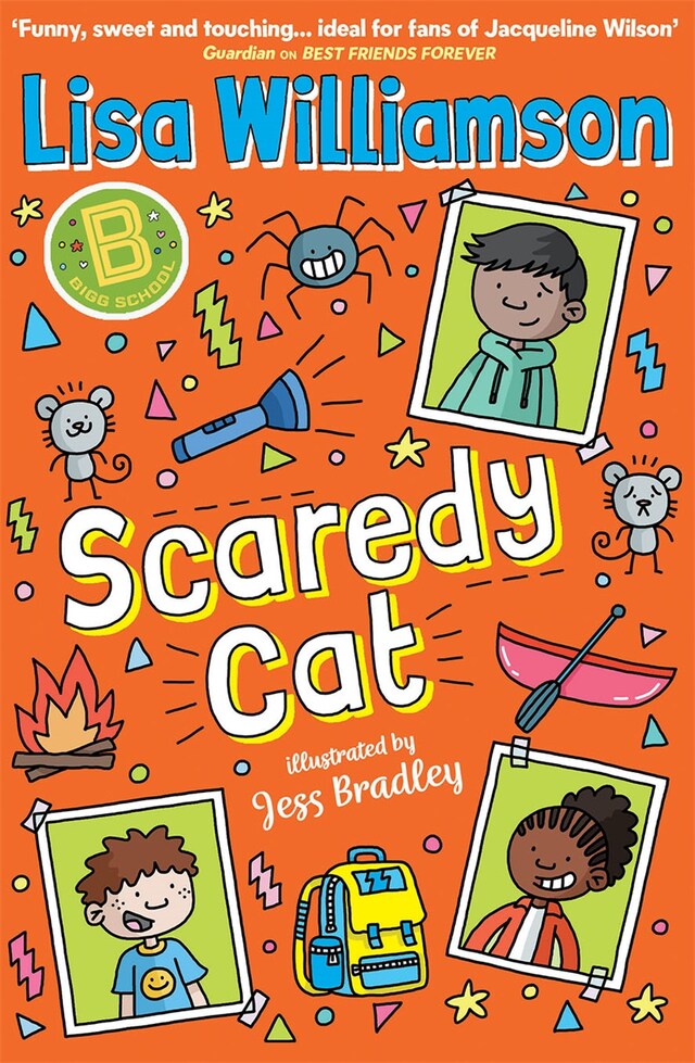 Book cover for Bigg School: Scaredy Cat