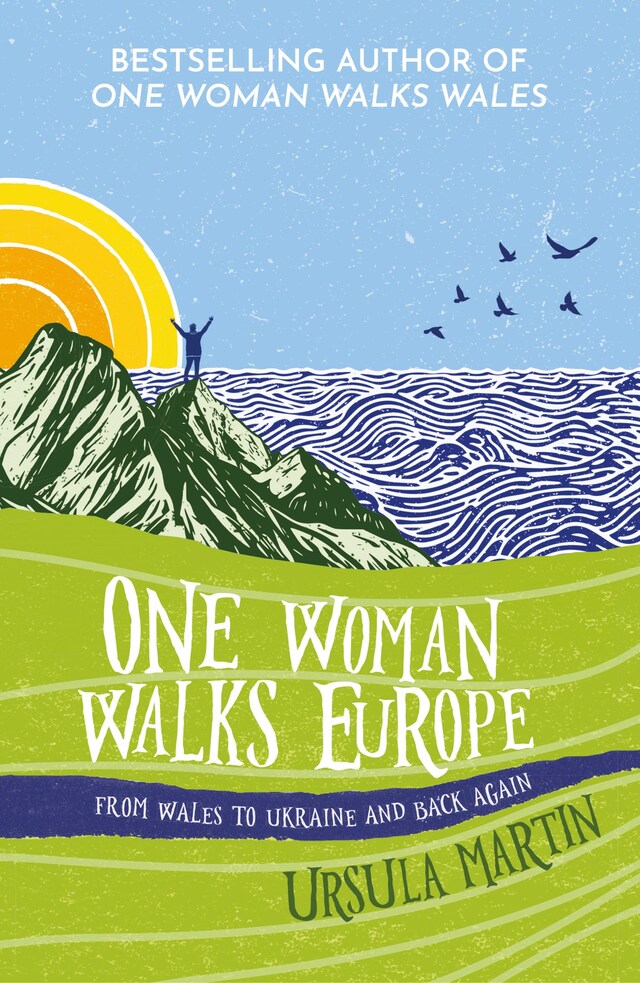 Book cover for One Woman Walks Europe