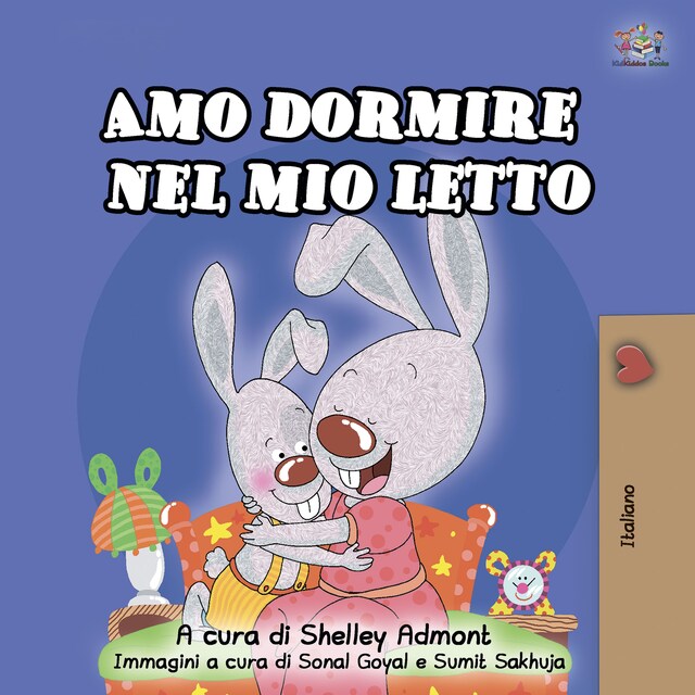 Book cover for Amo dormire nel mio letto (Italian only)