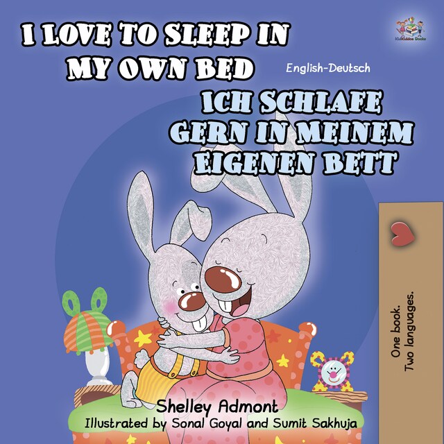 Okładka książki dla I Love to Sleep in My Own Bed (English German)