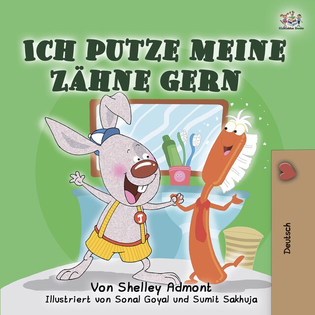 Copertina del libro per I Love to Brush My Teeth (German Only)