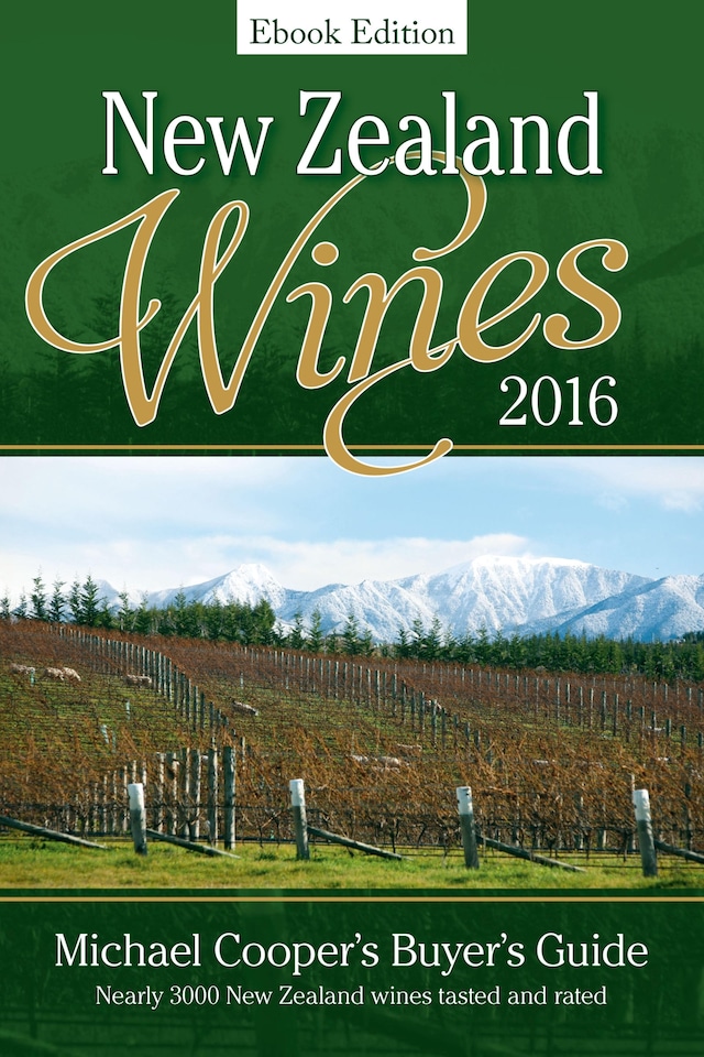 Okładka książki dla New Zealand Wines 2016 Ebook Edition