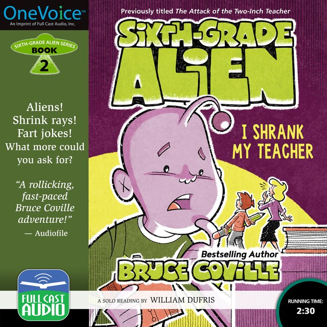 Couverture de livre pour I Shrank My Teacher - Sixth-Grade Alien 2 (Unabridged)