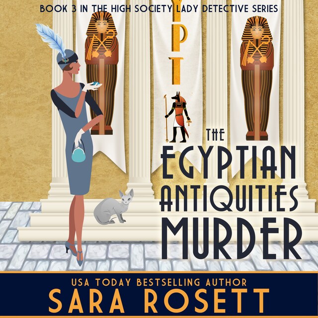 Kirjankansi teokselle The Egyptian Antiquities Murder