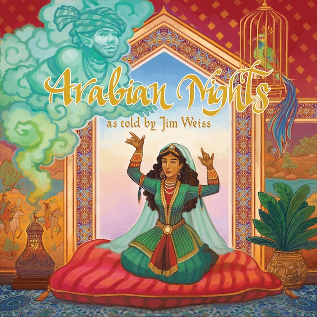 Kirjankansi teokselle Arabian Nights
