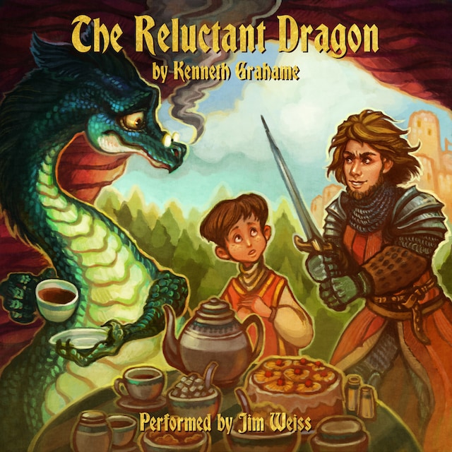 Kirjankansi teokselle The Reluctant Dragon