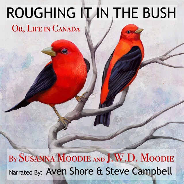 Couverture de livre pour Roughing It in the Bush