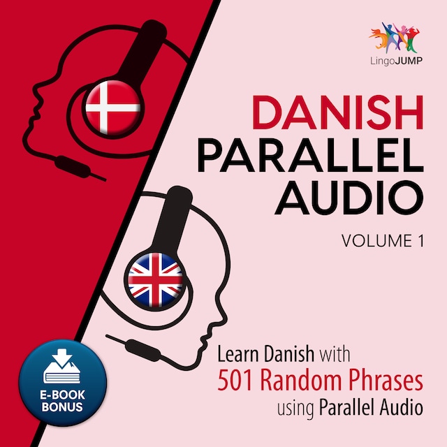 Book cover for Danish Parallel Audio - Learn Danish with 501 Random Phrases using Parallel Audio - Volume 1