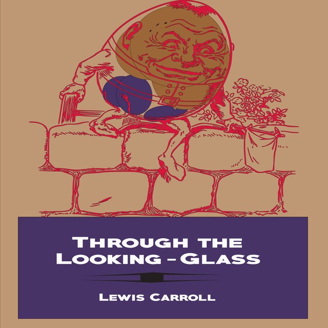 Book cover for Through the Looking-Glass (Illustrated)