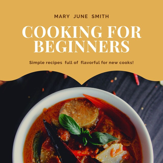 Couverture de livre pour Cooking for Beginners