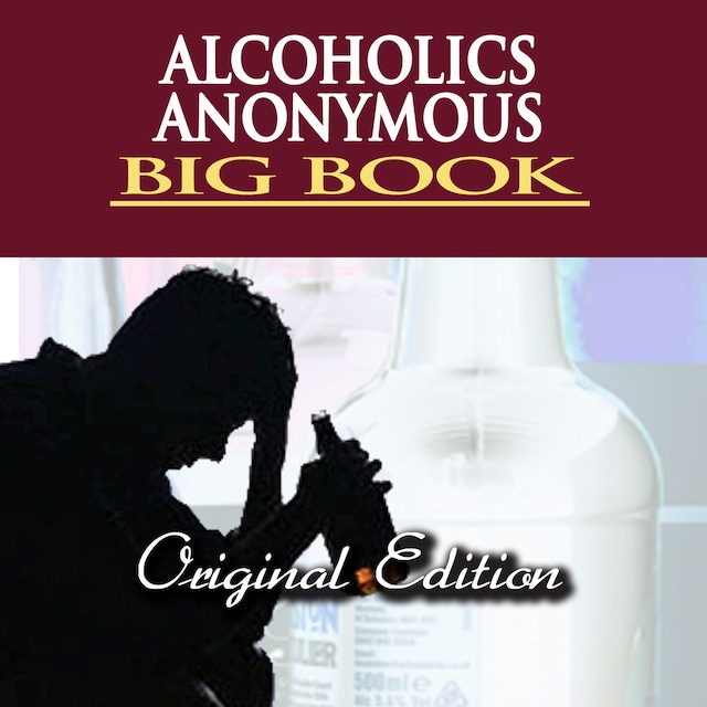 Book cover for Alcoholics Anonymous - Big Book - Original Edition