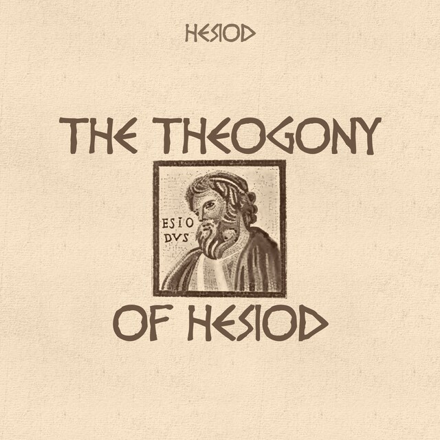 Kirjankansi teokselle The Theogony of Hesiod
