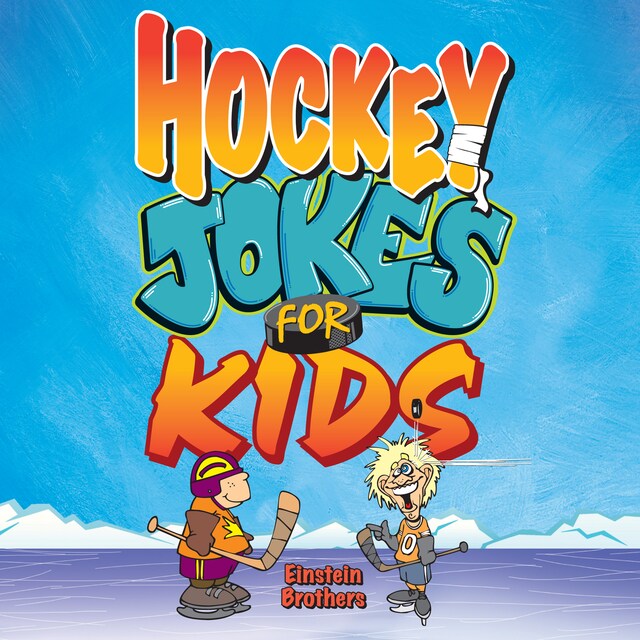 Portada de libro para Hockey Jokes For Kids