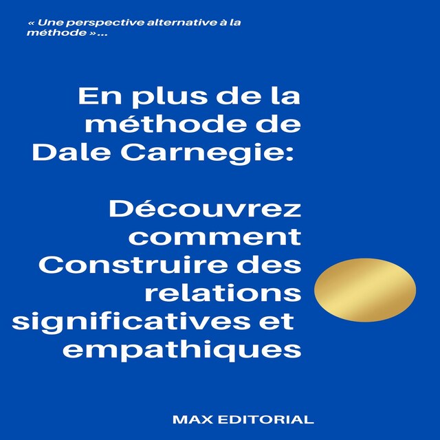 Kirjankansi teokselle En plus de la méthode de Dale Carnegie