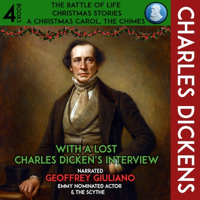 Charles Dickens Christmas 4 Books The Battle Of Life, Christmas Stories, A Christmas Carol, The Chimes