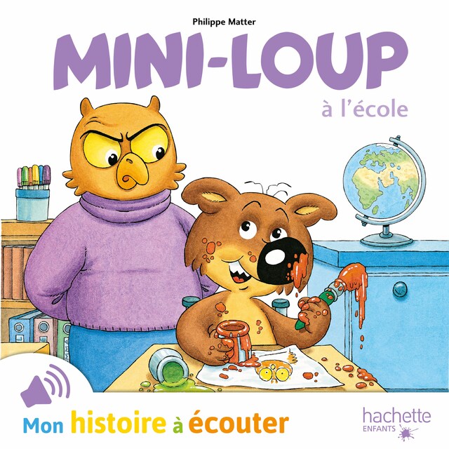 Buchcover für Mini-Loup à l'école