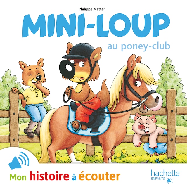 Couverture de livre pour Mini-Loup au poney club