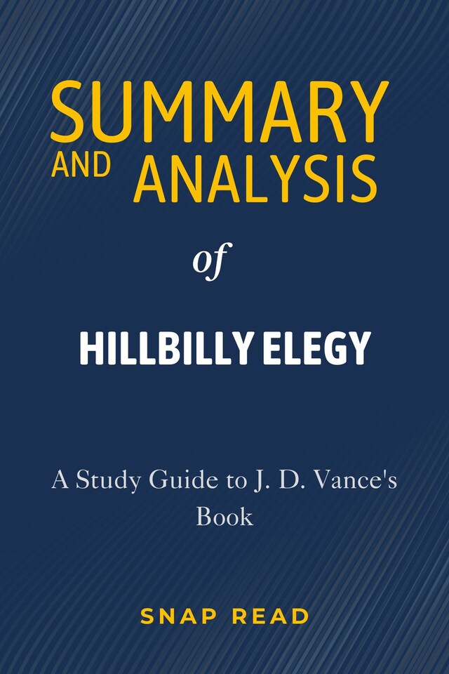 Boekomslag van Summary and Analysis of Hillbilly Elegy