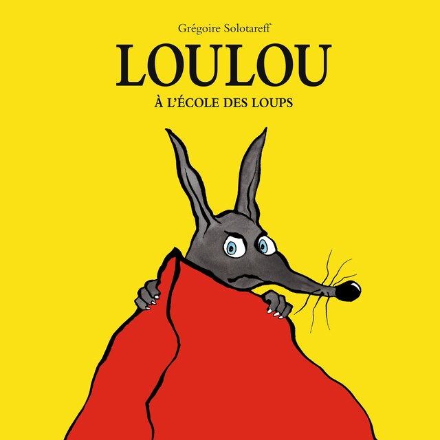 Buchcover für Loulou à l'école des loups